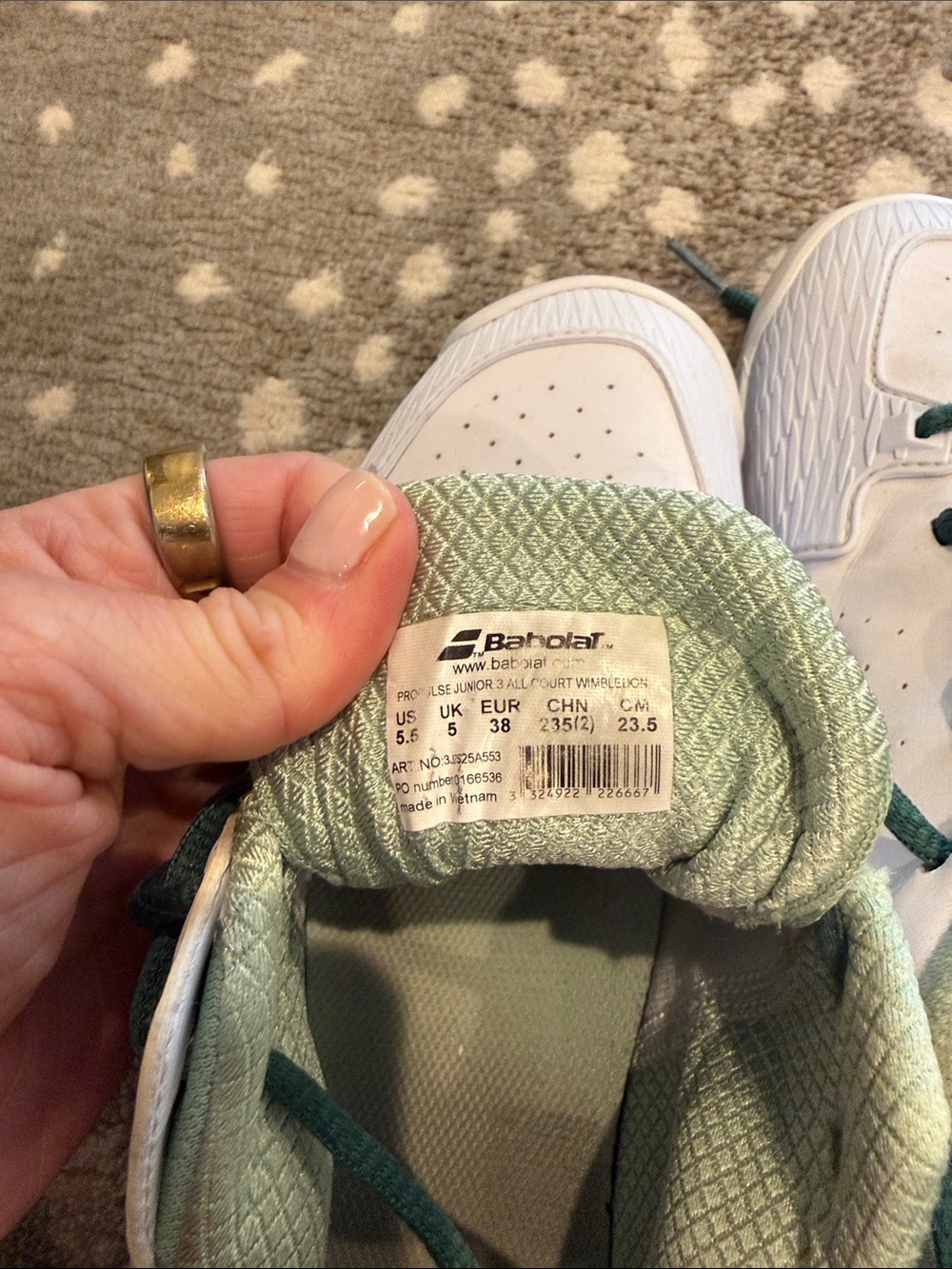 Babolat Propulse Jr. Tennis Shoe size 5.5 Y - Picture 8 of 8